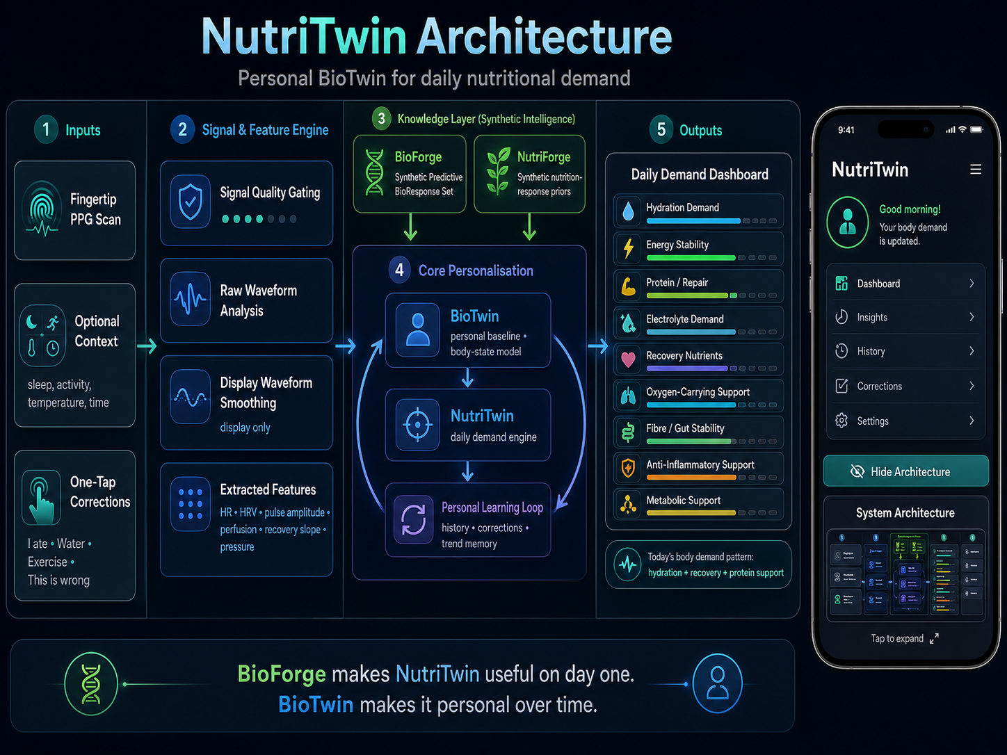 NutriTwin architecture diagram